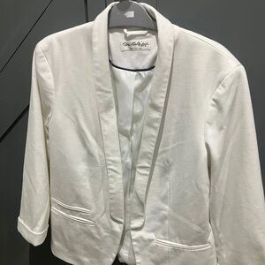 Miss Selfridge White Women's Blazer
